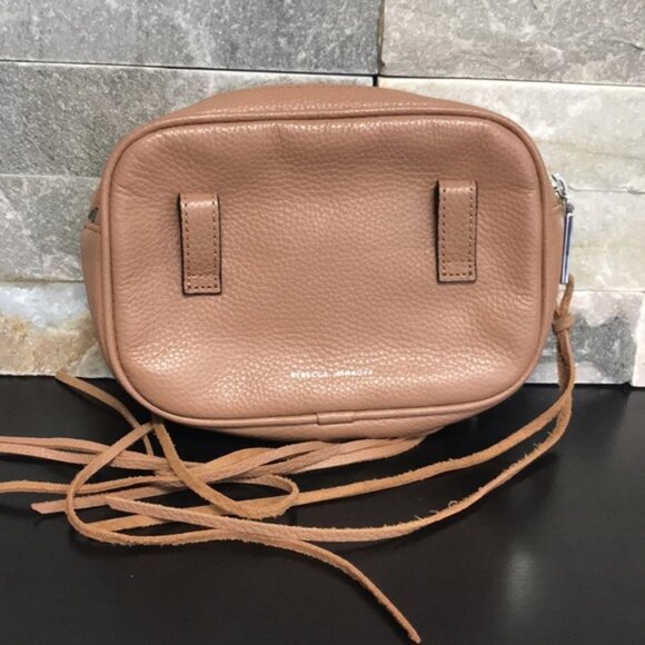 Rebecca Minkoff 3 Zip Leather Belt Bag Color Desert Tan - Picture 6 of 8